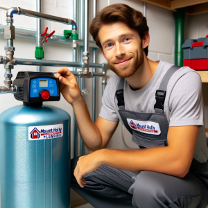 home water softener system installation in mount holly